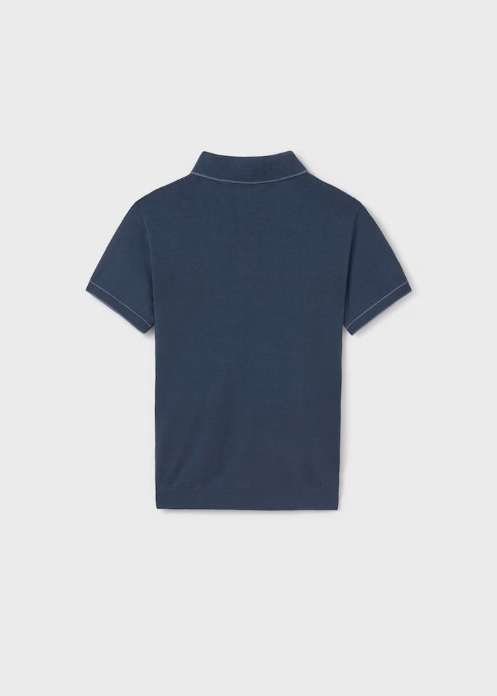 Tricot Contrast Polo Shirt