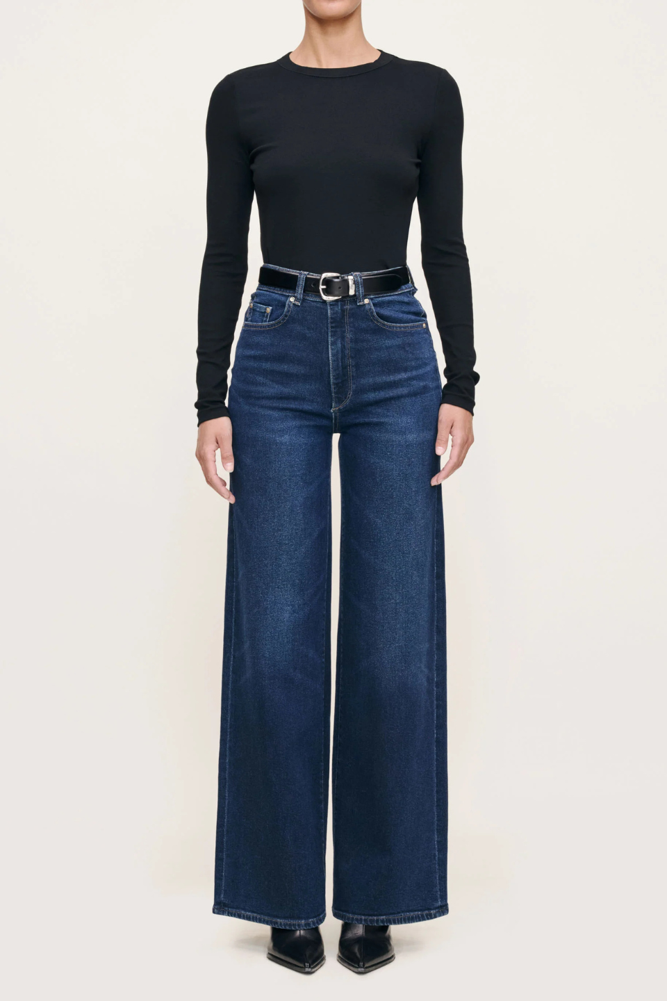 DL1961 Hepburn Wide Leg High Rise Vintage 32" Jeans