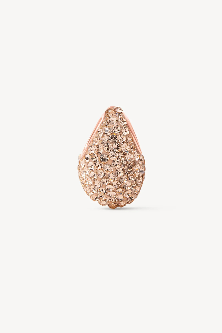 Sparkle Mini Drop Charm in Rose Gold