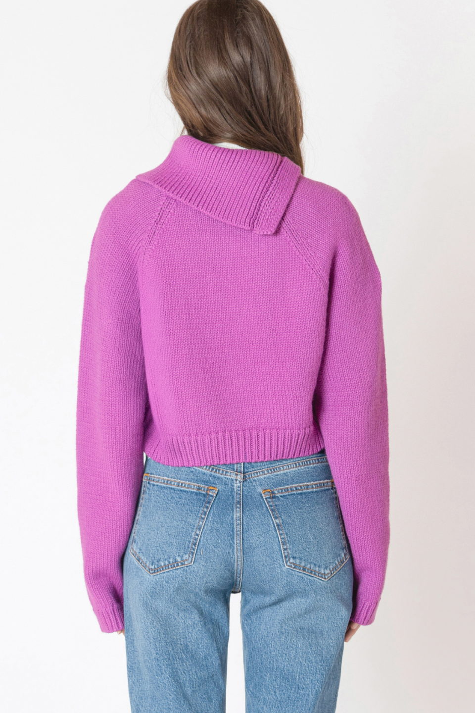 Stacey Asymmetric Neckline Sweater