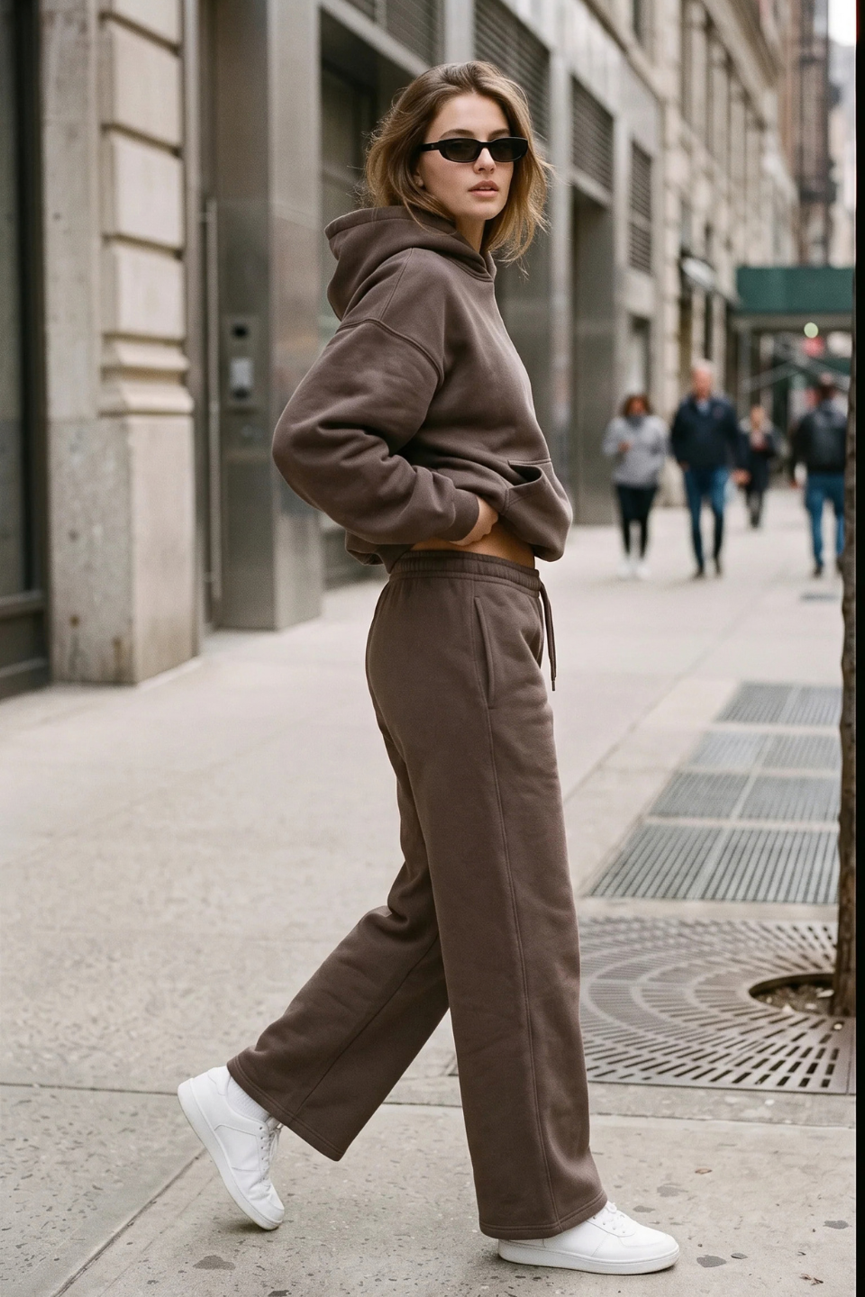 Priv Linden Relaxed Fleece Pullover Hoodie