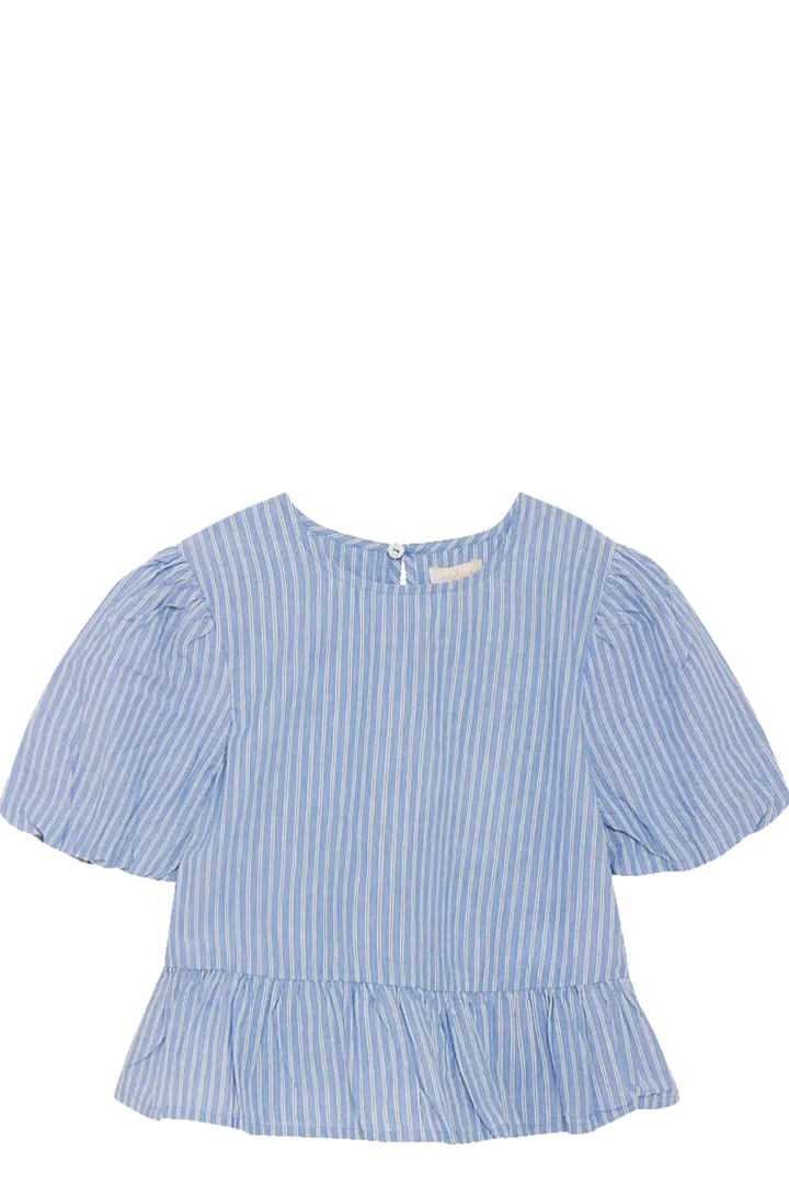 Woven Stripe Top - Hot Peppers Clothing
