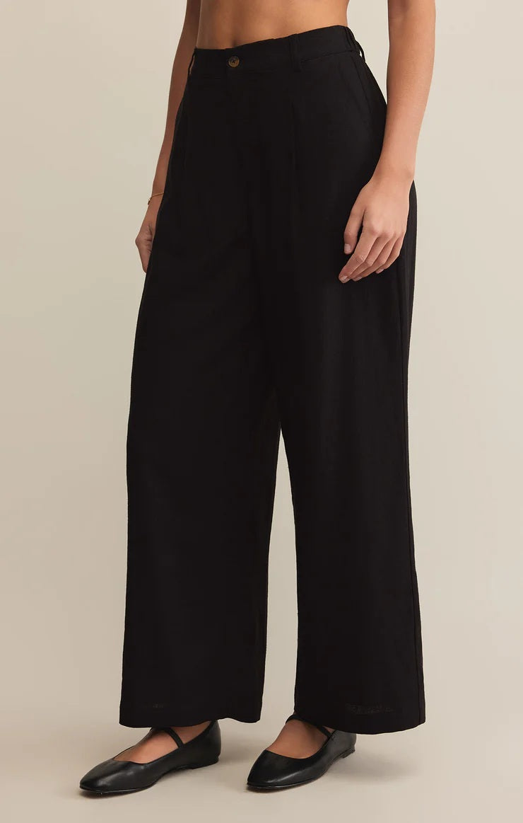 Topanga Wide Leg Linen Pant