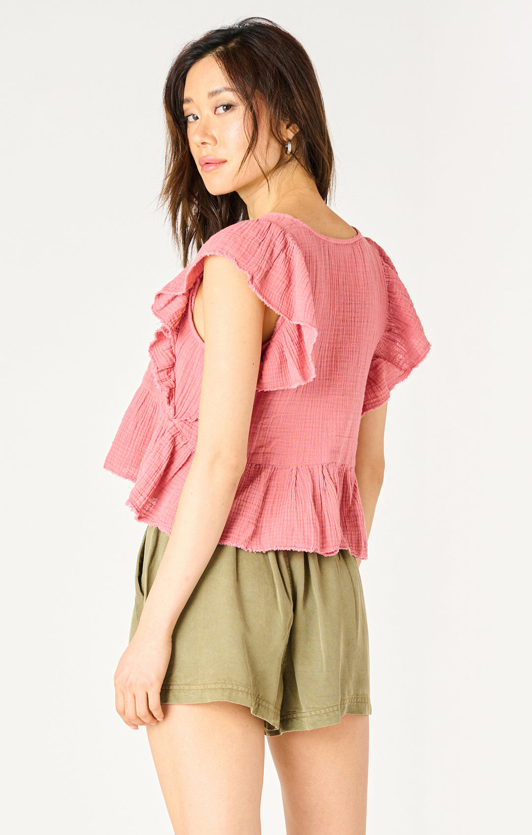 Flutter Sleeve Blouse