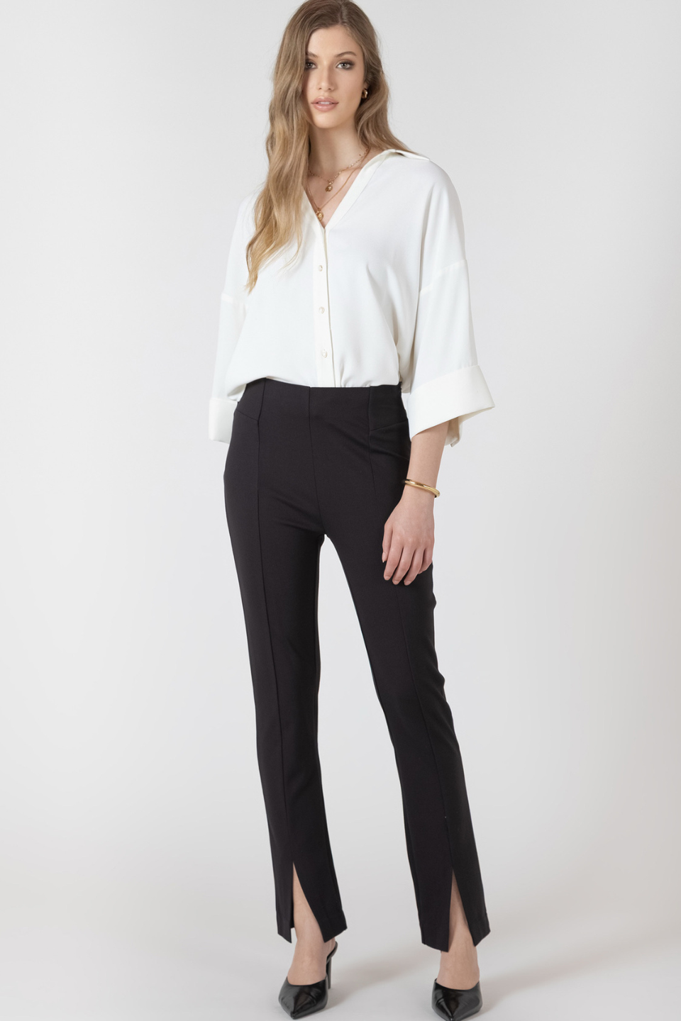 Freya Split Hem Slim Pant