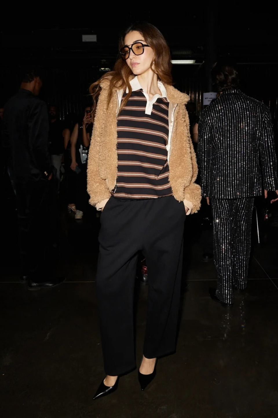 Brunette The Label Teddy Bear Sherpa Jacket