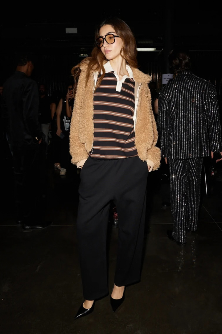 Brunette The Label Teddy Bear Sherpa Jacket