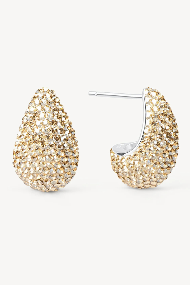 HILLBERG &amp; BERK Mini Dream Puff Sparkle Stud Earrings HILLBERG &amp; BERK