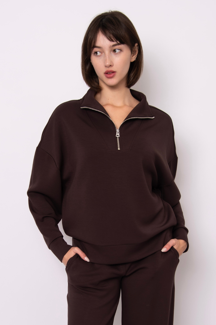 RD Style Seanni Soft Knit Half Zip Pullover