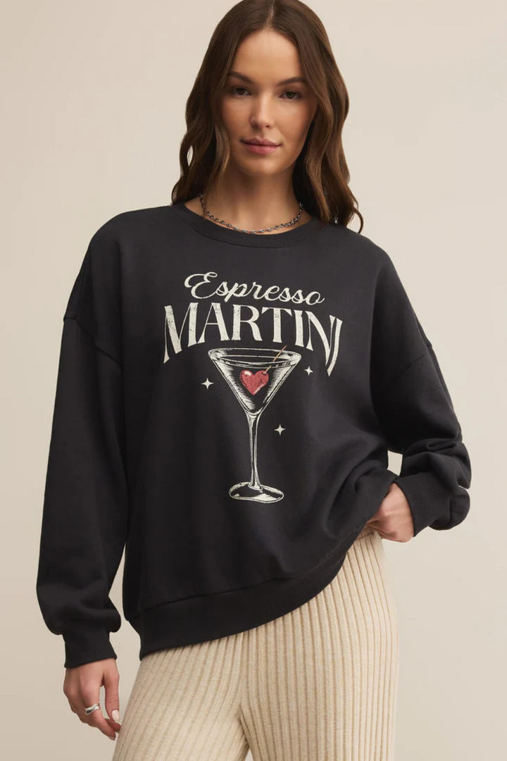 Oversized Espresso Martini Sweatshirt