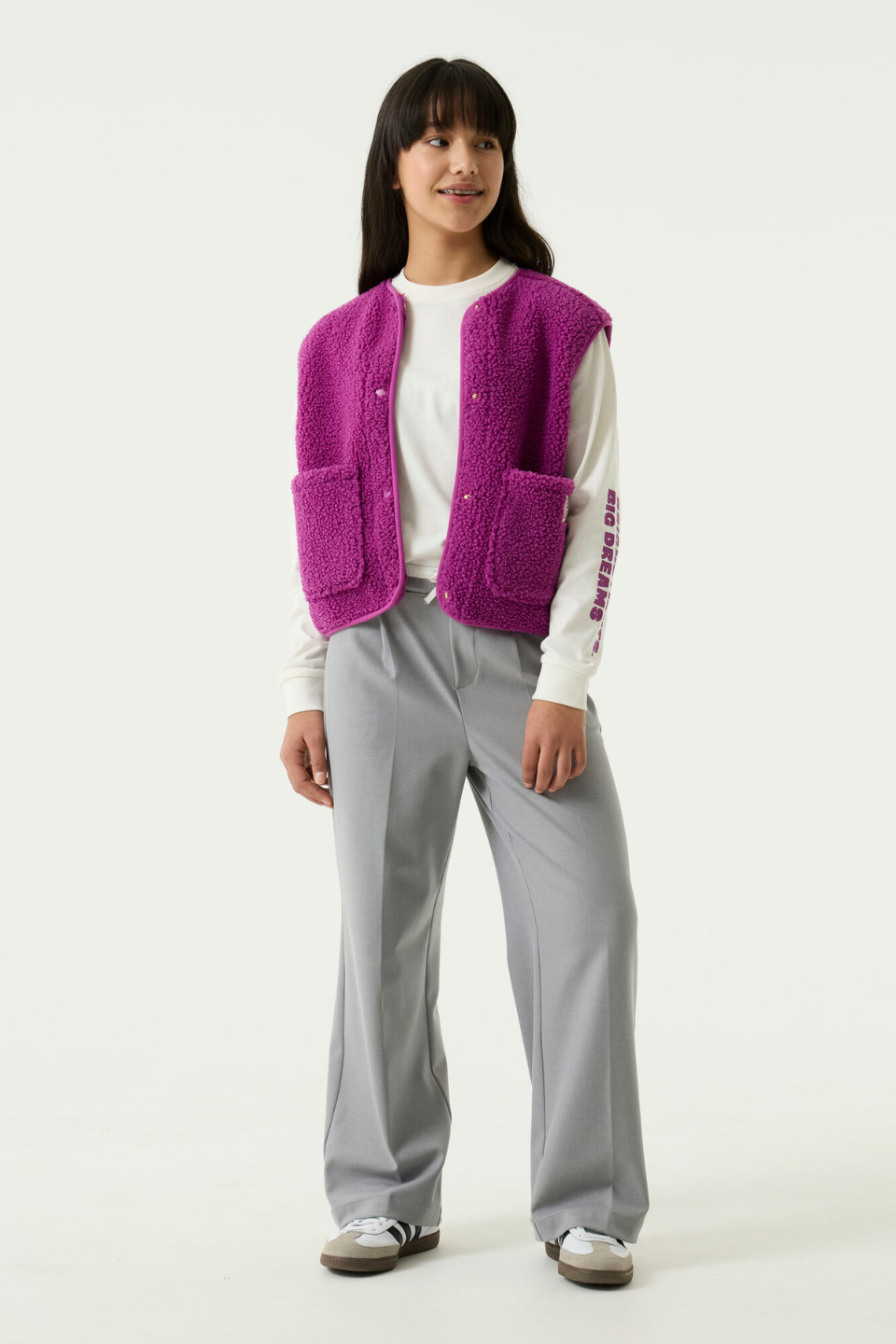 GARCIA Purple Teddy Vest