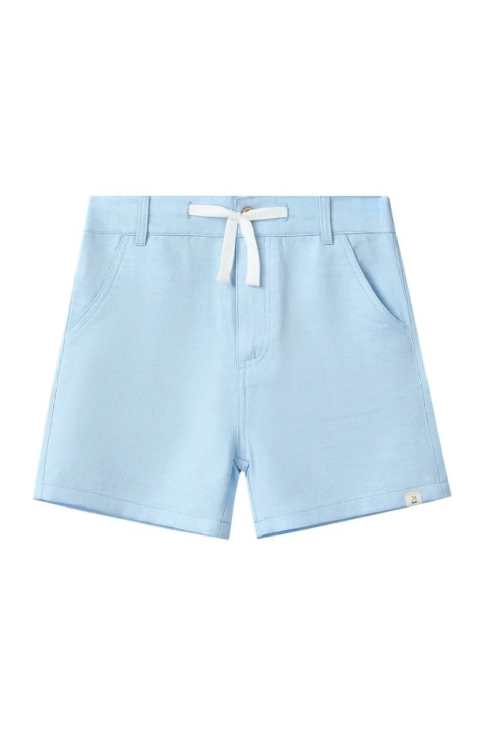 CREW WOVEN PALE CHAMBRAY SHORTS - Hot Peppers Clothing