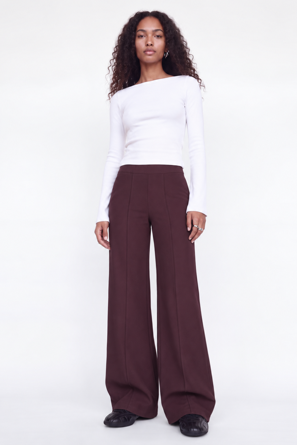 JJXX Nancy High-Waisted Wide-Leg Pants