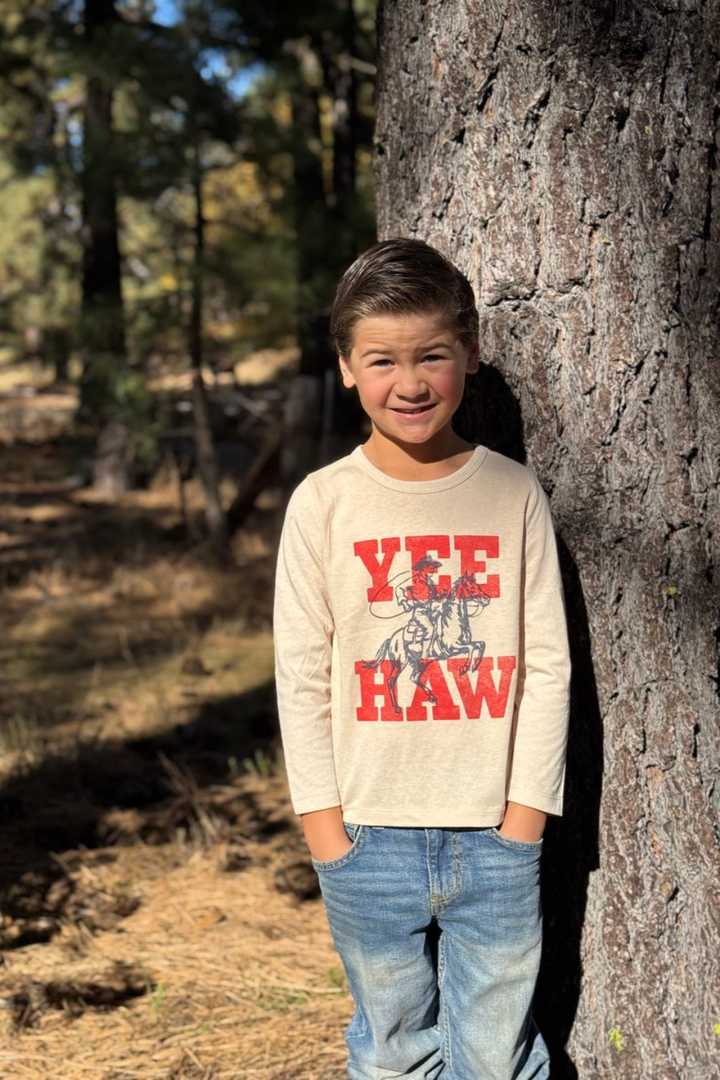 Me &amp; Henry Cherokee Yee Haw Printed Tee