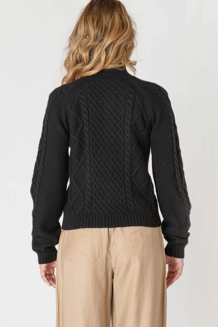 Valencia Half-Zip Cable Sweater