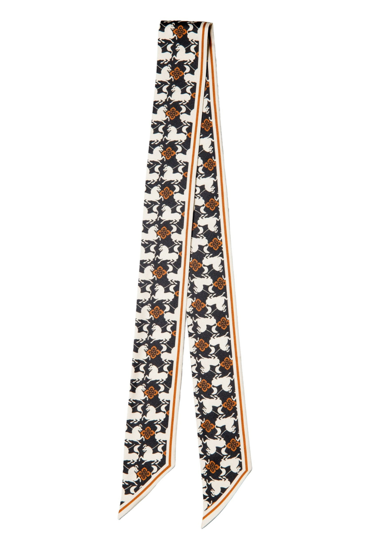 Palm Palm Dora Silk Neck Tie Scarf