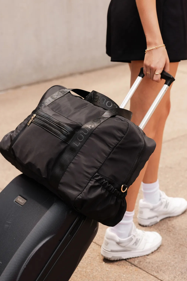 Jenn Nylon Travel Bag in Black