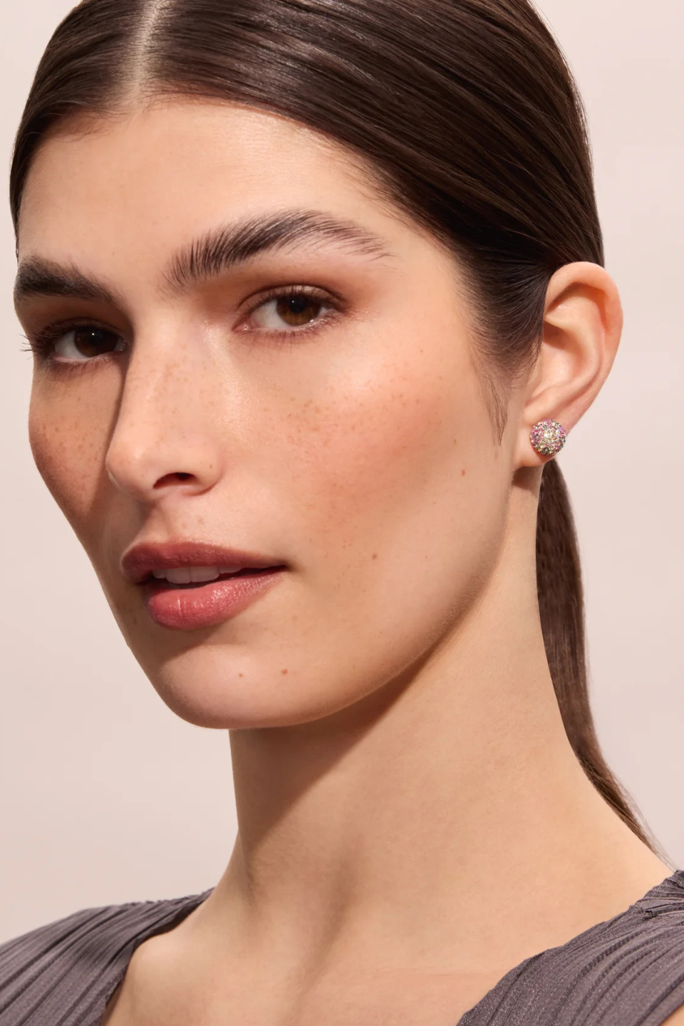 HILLBERG & BERK Abalone Sparkle Ball™ Stud Earrings HILLBERG & BERK