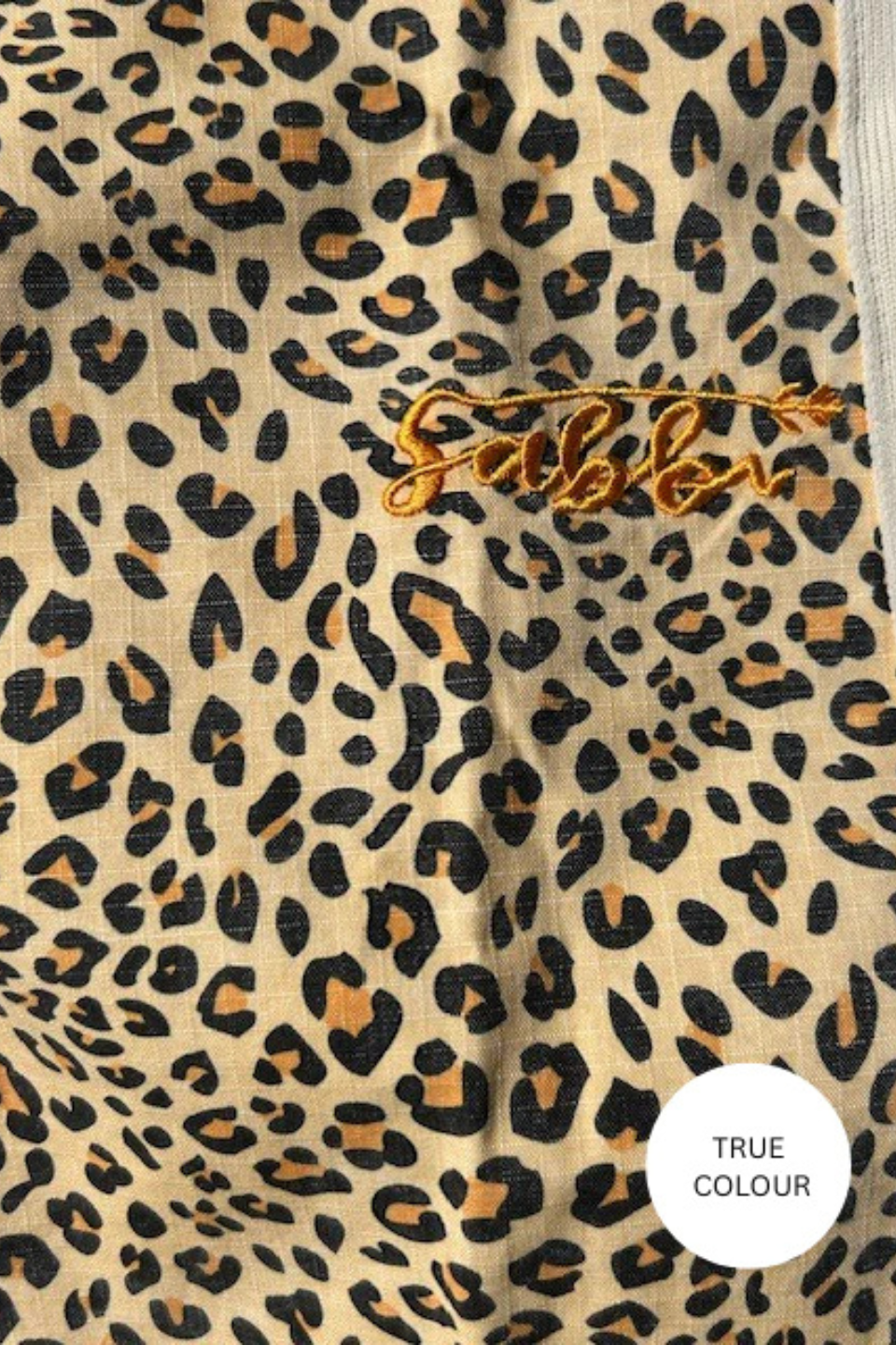 SABBI RAVING HEARTS PANTS - DRILL LEOPARD