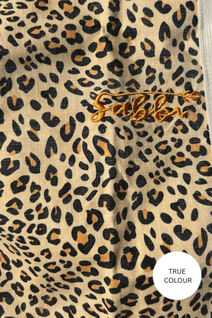 SABBI RAVING HEARTS PANTS - DRILL LEOPARD