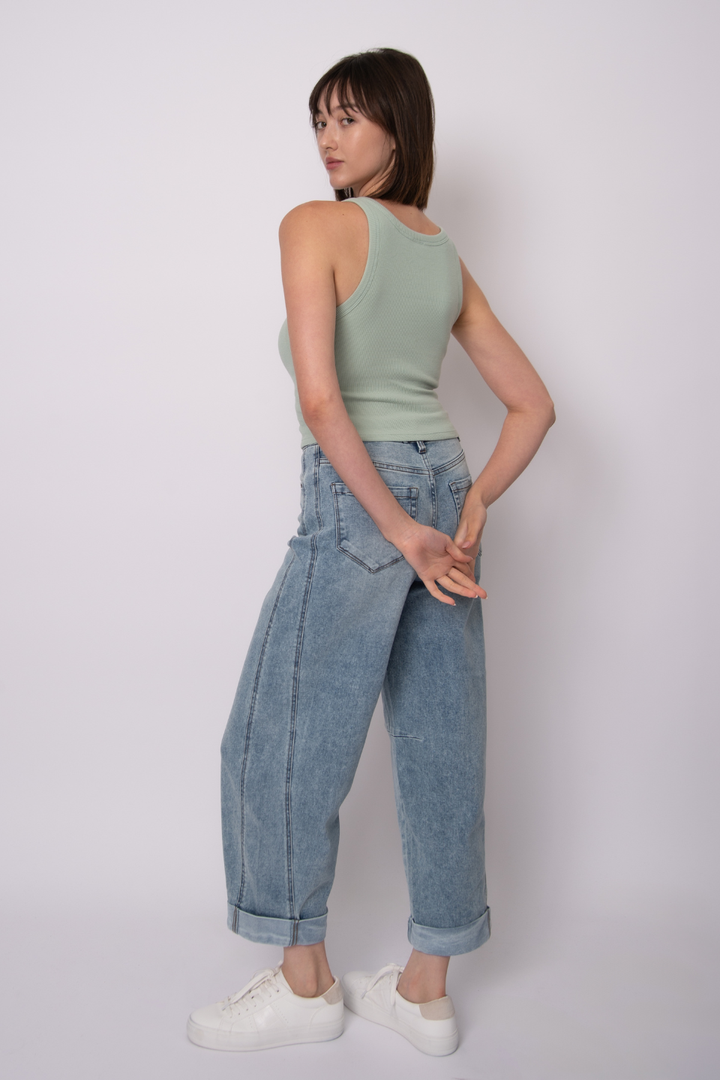 Second Skin Ralyn Bra Basics Green Tank Top Rd Style
