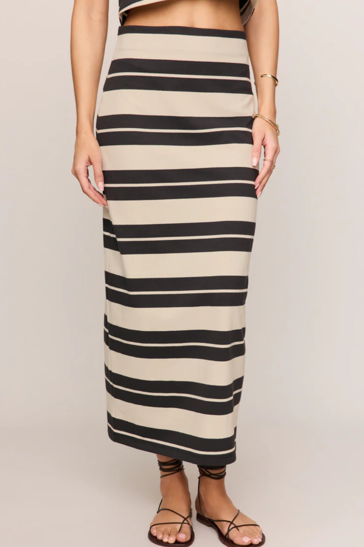 Z Supply Gail Striped Midi Skirt