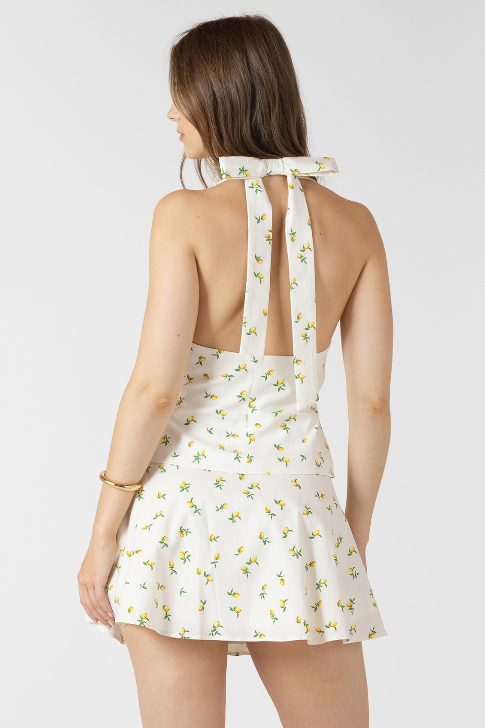 Dex Carolina Button Front Halter Top DEX