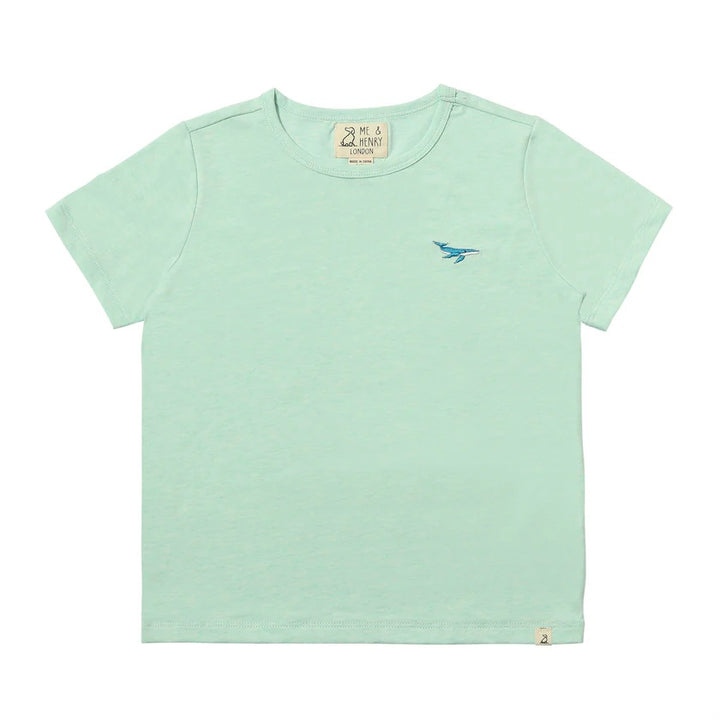 MARINE Blue Whale Embroidered Tee