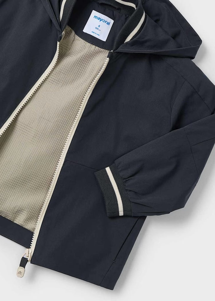 Contrast Cuff Windbreaker
