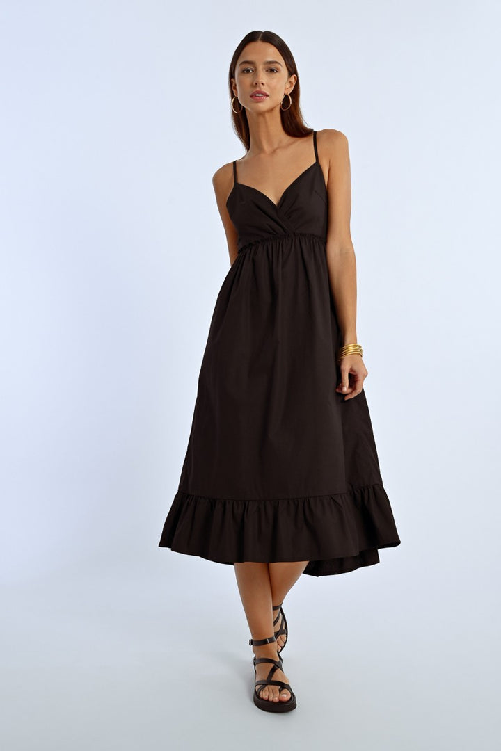 Long Dress With Ruffle