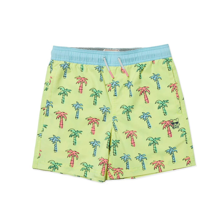 Little Trees Yellow Boys Party Short