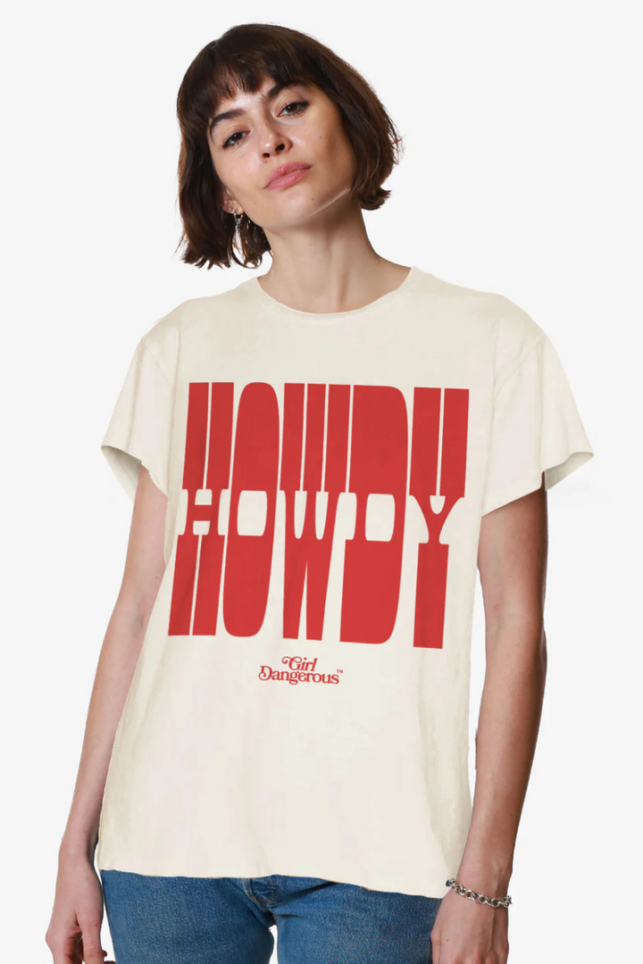 Howdy Natural Vintage Tee
