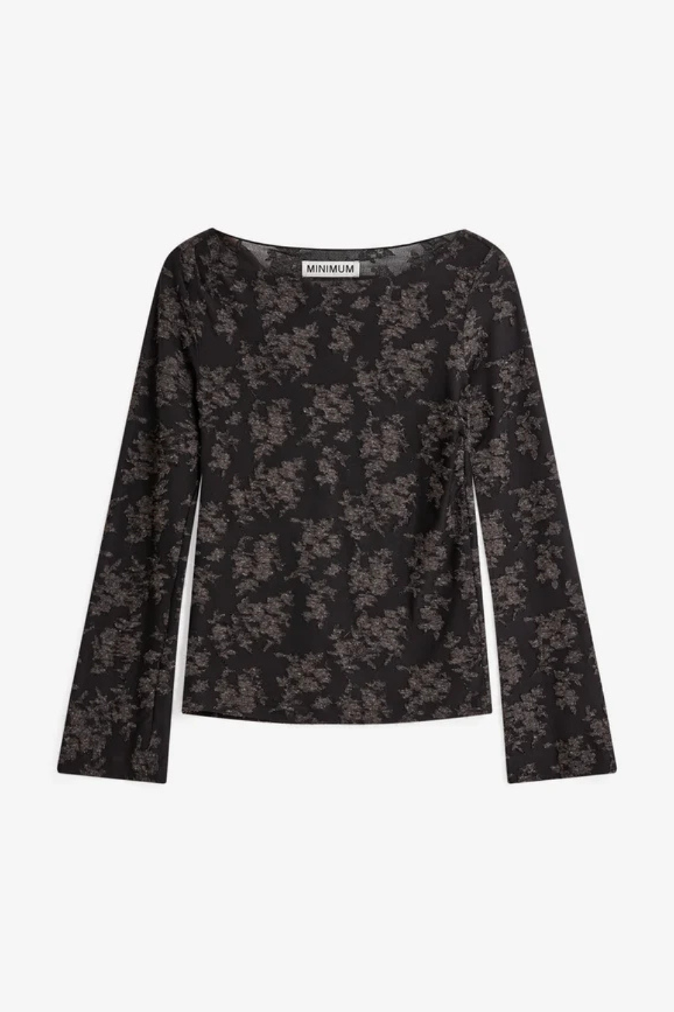 Minimum Aina boat neck ls t-shirt