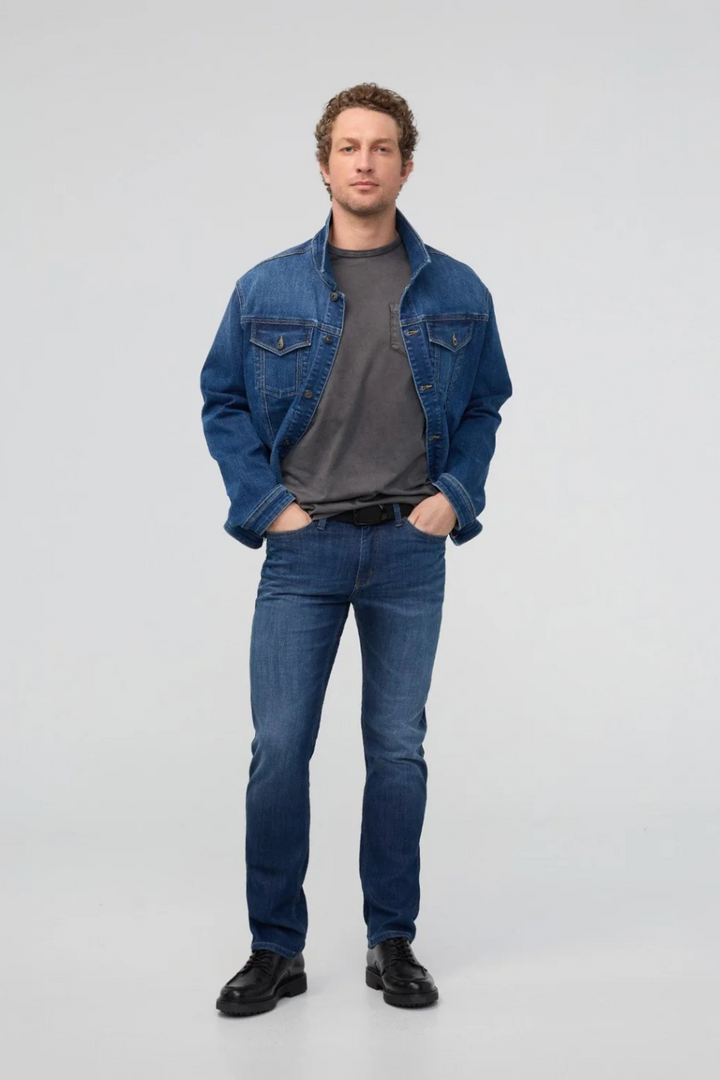 Performance Denim Slim Straight - Ocean Swell