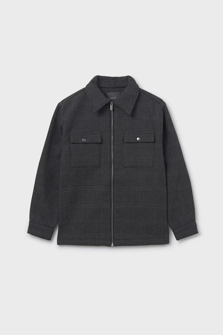 Collar Jacket in Black