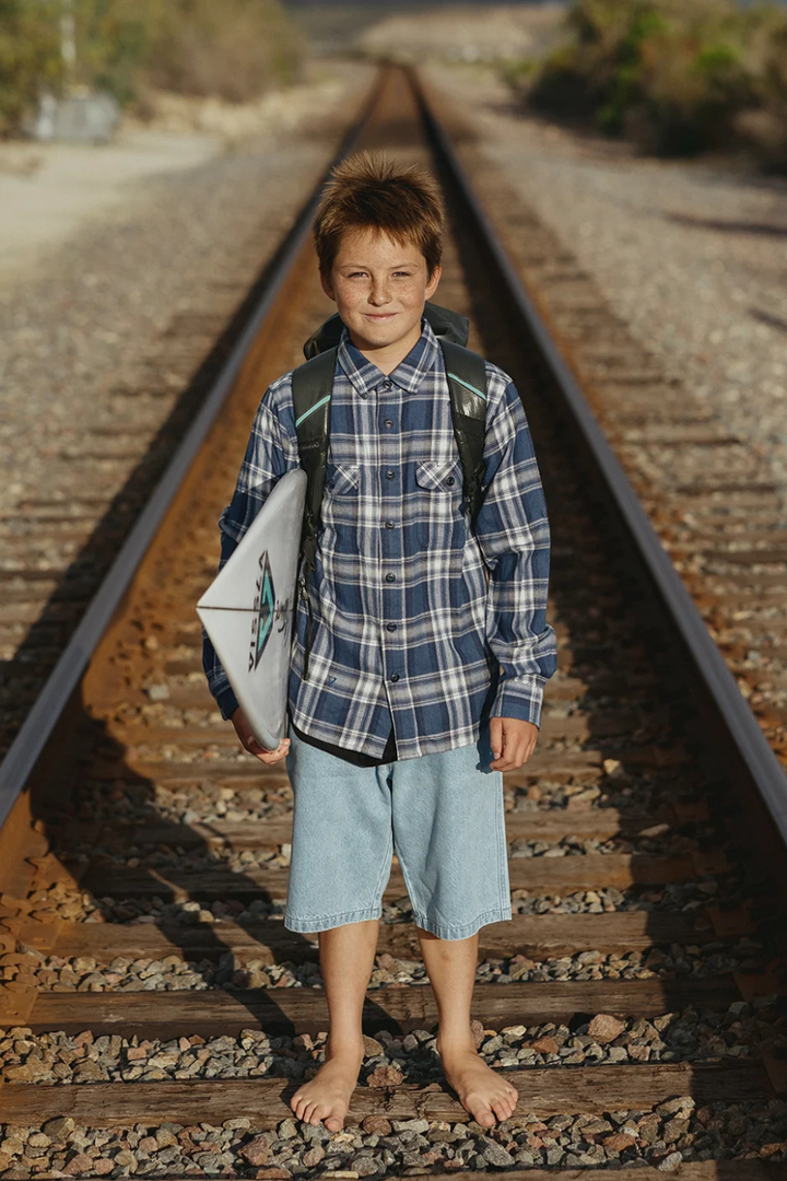 Vissla Coast Lightweight Eco Boys Flannel
