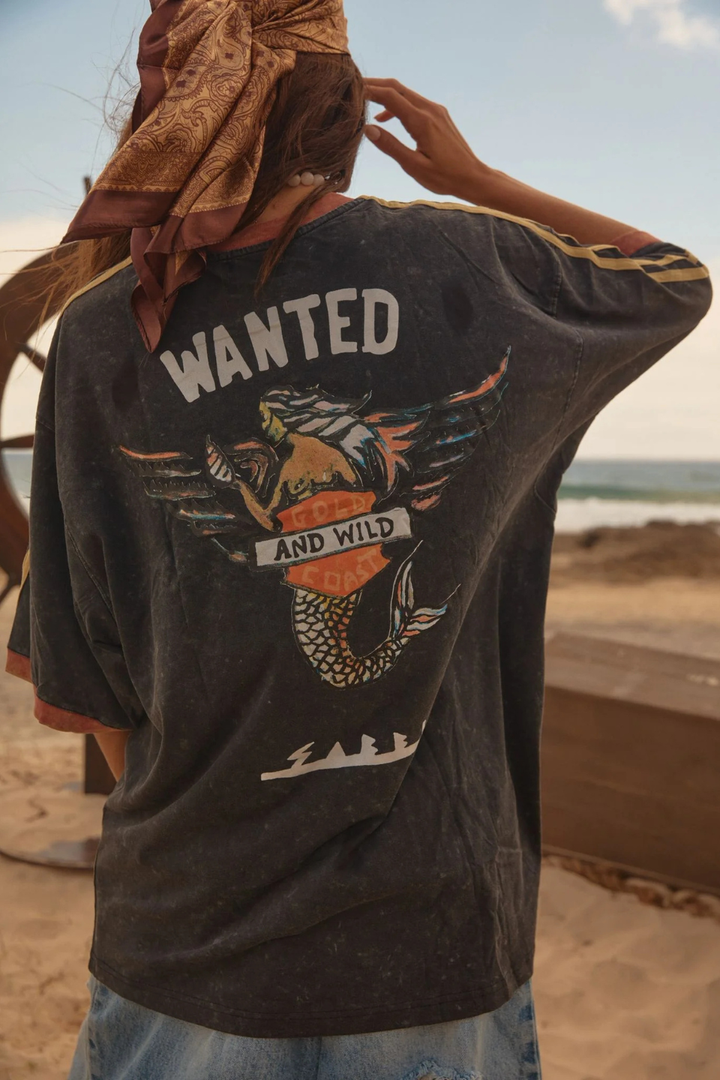 SABBI THE VERY OVERSIZED FLYING MERMAID TEE