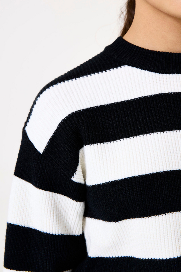 Black Striped sweater