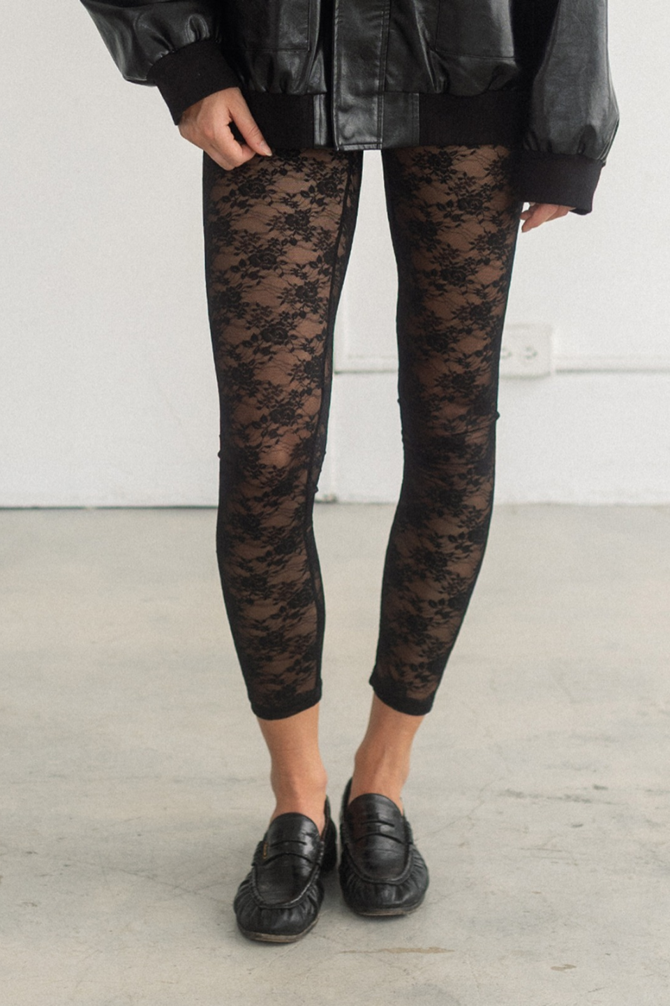 Brunette The Label Linda Lace Legging