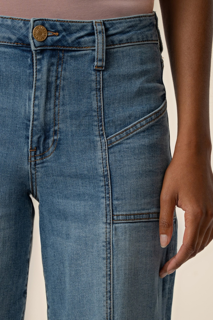KUT From The Kloth Jean High Rise Wide Straight Leg