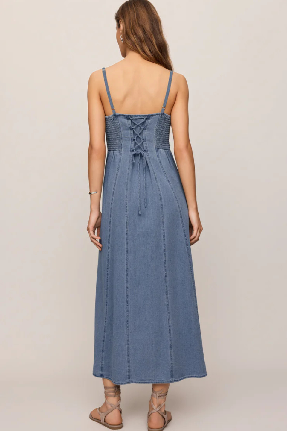 Z Supply Leonora Denim Midi Dress
