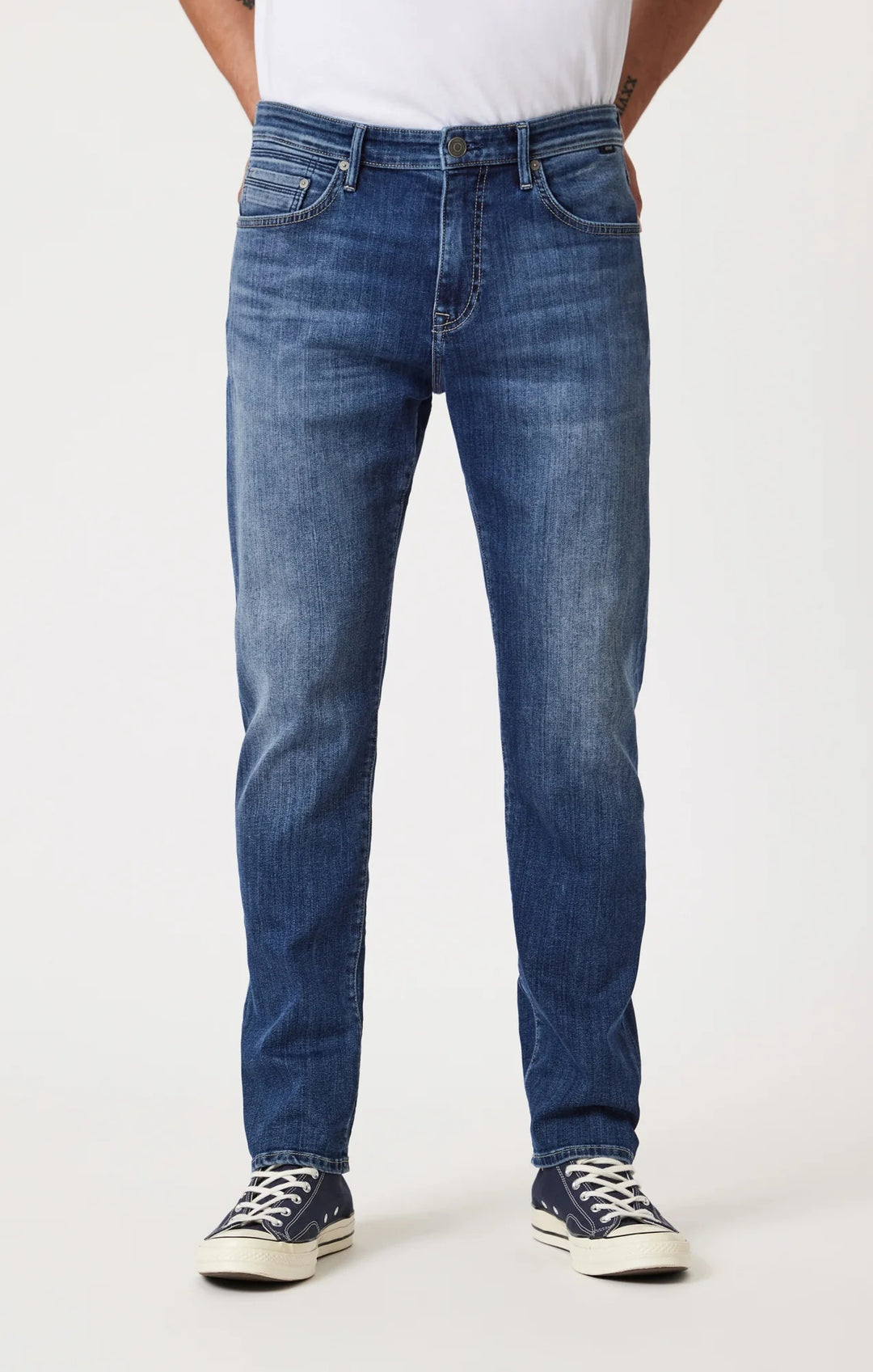 Marcus Slim Straight Leg Jeans| Dark Brushed Williamsburg