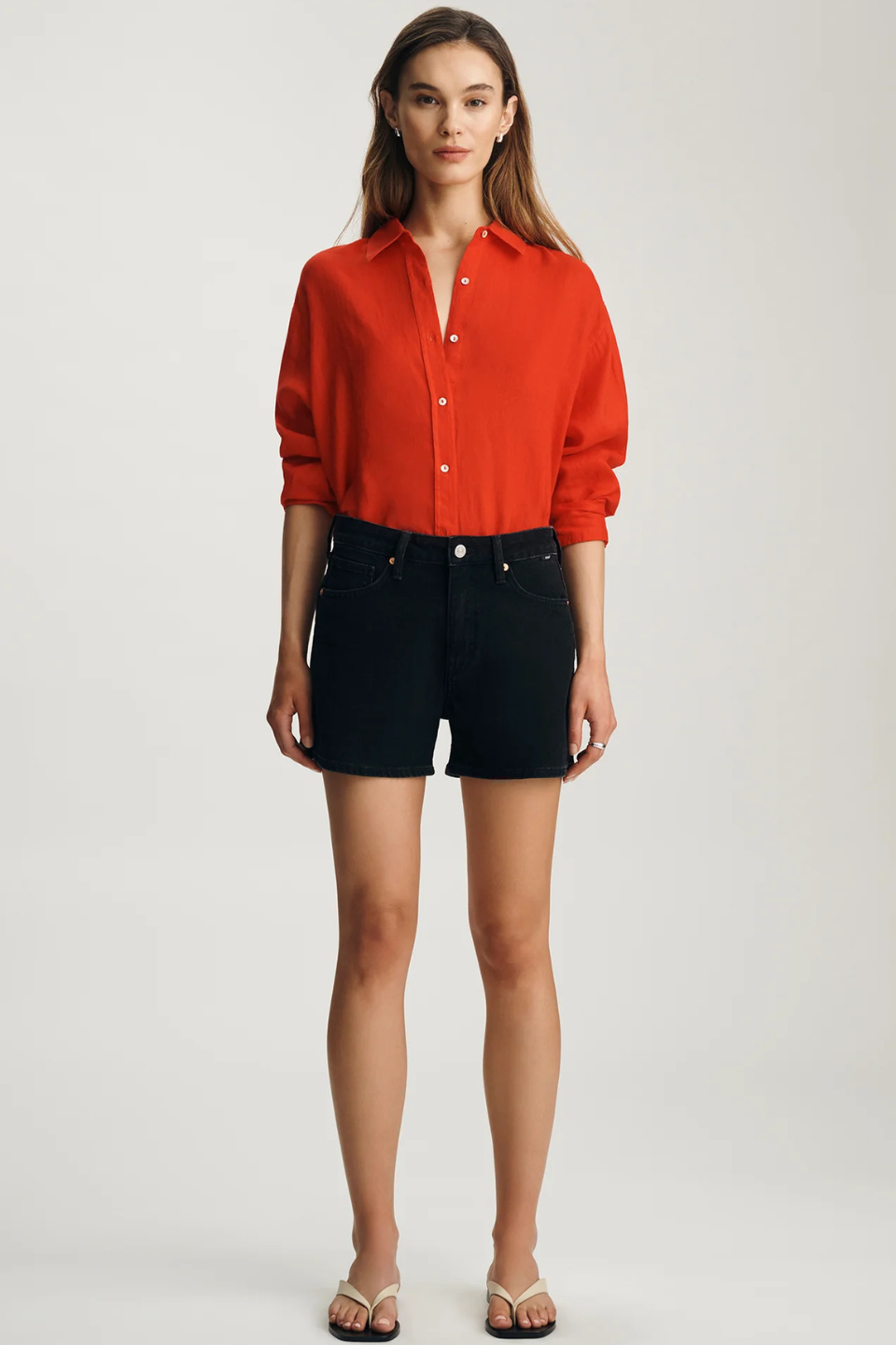 Mavi Heidi Straight Leg Shorts MAVI