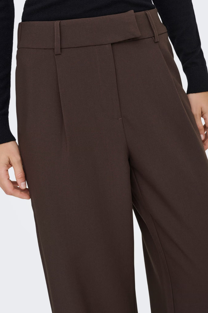 Only Linda-Raven Straight Fit Tailored Trousers