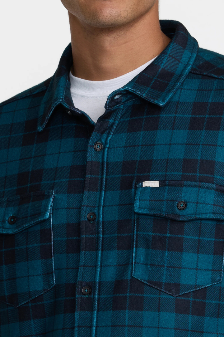 RVCA Vacancy Flannel Long Sleeve Shirt