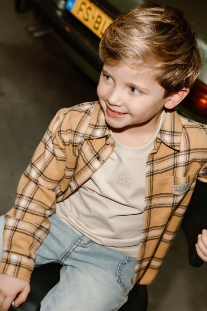 Shirt Check Print | Light Chestnut