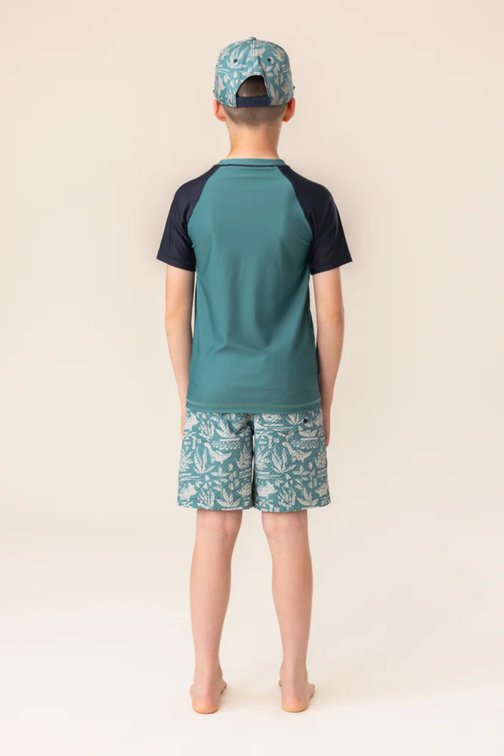 Green UV Swimsuit T-shirt - Hot Peppers Clothing