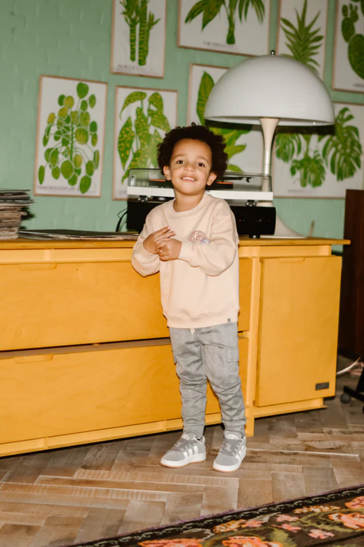 Stripe Cargo Pants | Grey