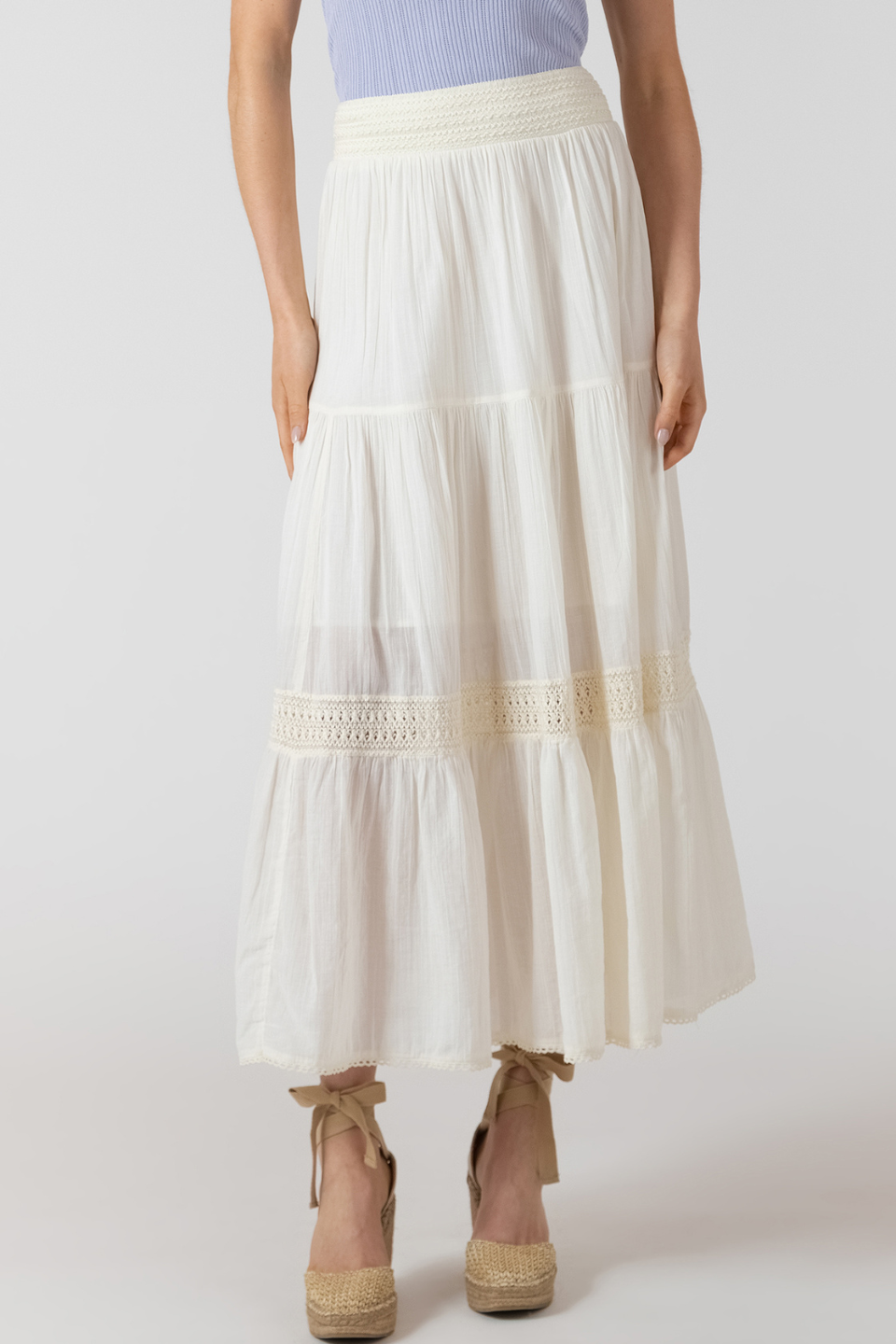 Dex Madelyn Crochet Maxi Skirt - Hot Peppers Clothing