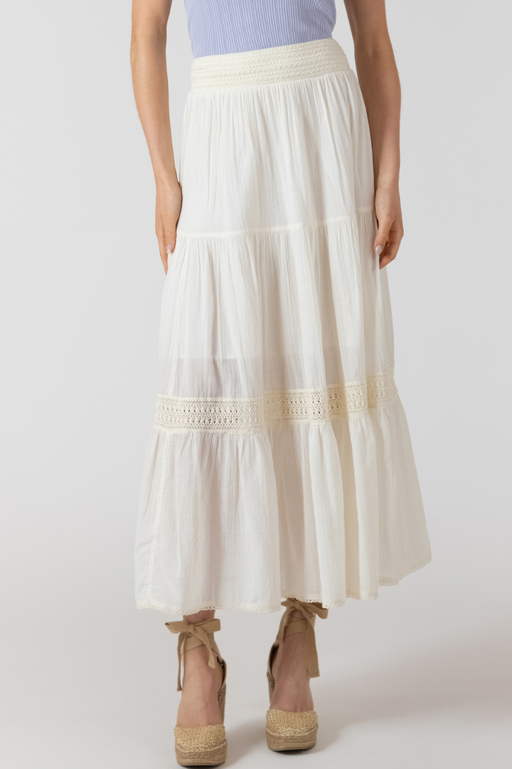 Dex Madelyn Crochet Maxi Skirt - Hot Peppers Clothing